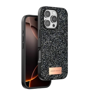 iPhone 16 Pro Max Bright Simli Kapak - Siyah