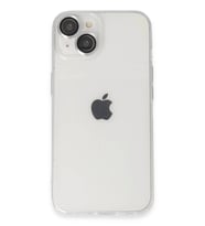 Newface Apple iPhone 14 Kılıf Luko Lens Silikon - Gümüş