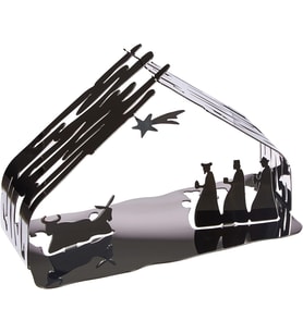 BM09 Bark Crib beşik, paslanmaz çelik 18/10, altın çelik