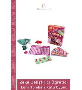 Premium Eğitici Zeka Geliştirici Öğretici Eğlence Aile Parti Yılbaşı Etkinlik Lüks Tombala Oyunu
