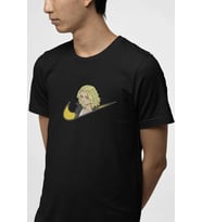 Tokyo Revengers Mikey Minimal Logo Tişört (Siyah)