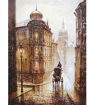 Fayton Sesleri Sayılarla Boyama Seti 40x 50 cm (Tuvale Gerili)