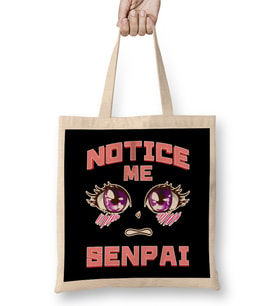 Notice Me Senpai Anime Cute Anime Eyes Japanese Bez Çanta Uzun Saplı