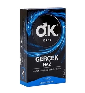 Okey Prezervatif Gerçek Haz 12 Li