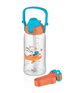 UZSPACE TRITAN PİPETLİ MATARA 2202 680 ML SUNSHINE ORANGE