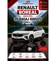 Renault Boreal 2026 - 2026 Araca Özel 3D Bagaj Havuzu