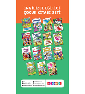 İNGİLİZCE EĞİTİCİ ÇOCUK KİTABI SETİ (15 KİTAP)