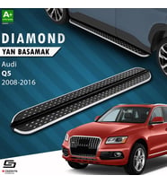S-Dizayn Audi Q5 Diamond Krom Yan Basamak 183 Cm 2008-2016