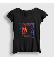 Presmono Kadın Siyah Gods Haggard T-Shirt 79668tt