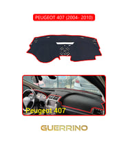 PEUGEOT 407 (2004- 2010)TORPİDO KORUMA HALISI KIRMIZI KENAR