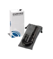 Nuvo NV-N230CHBK Yan Flüt Eğri Boyun (Siyah)  Ergonomik Başlık Kolay Üfleme