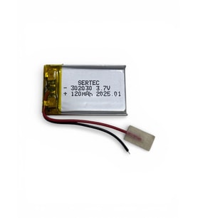 Sertec 302030 3.7v 120 Mah Li-polymer Pil (devreli/1.5a)