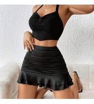 Fırfırlı Mini Etek