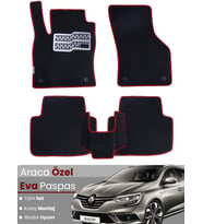 Renault Megane 4 Hatchback (2016-2025) Uyumlu EVA Paspas Tam Set–Araca Özel Tasarım,Kolay Montaj