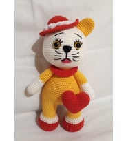 Sarı Mıncır Amigurumi Organik Oyuncak