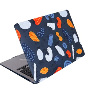 MacBook Air 13 Kılıfı A2337 M1 A2179 A1932 Uyumlu Özel Sanatsal Desenli Hard Case Sert Koruyucu Kapak Mat Yüzey Çizilmeye Dayanıklı Siyah