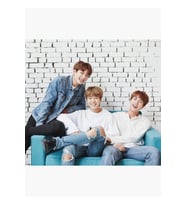 Jungkook Jimin Ve Jin Bts Tablo Ahşap Poster Dekoratif Kod1660