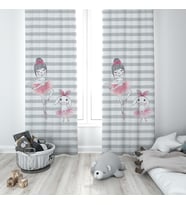Çocuk Odası Dijital Baskılı 135x260cm Tek Kanat Fon Perde Model 00011