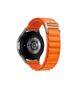 Samsung Galaxy Watch 46mm Uyumlu 22mm Kordon Alpine Hasır Örgü Zore KRD-74 Kumaş Kayış