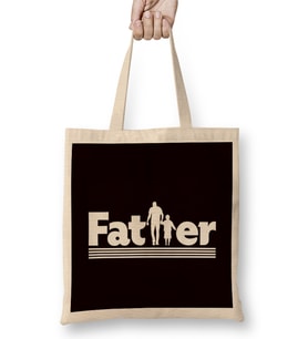 Father Son Daughter Papa Dad Daddy Stepdad Poppa Husband Bez Çanta Uzun Saplı