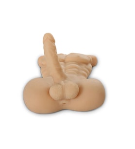 2 İşlevli Gerçek Ölçülerde Realistik 18 cm Penisli Erkek Vücut - Daniel (U6071)