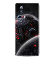 Xiaomi 13 Lite Kılıf Resimli Desenli Silikon Platinium Series Kara Dünya 1902
