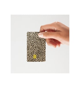 Aşko Kuşko Yeni Kahverengi Leopar Desen Kart Kaplama Sticker ( Yüksek Kalite )