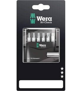 Wera Uç Çeşitleri, Bit-Check 7 Tx Universal 1 Sb, 7 Parça, Wera 05073404001