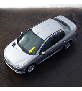 Peugeot 206 Sedan 2007-2011 Ön Cam Sol Sürücü Taraf Silecek Kolu