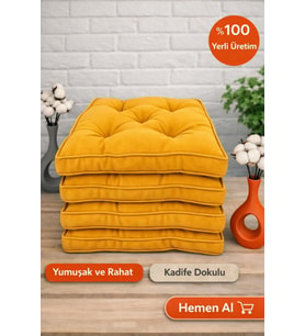 SİLİKONLU FİTİLLİ SANDALYE MİNDERİ