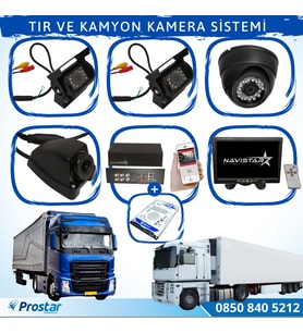 Tır Ve Kamyonlar Için Uzaktan İzlemeli 4 Kameralı 320 Gb Harddisk Kamera Seti