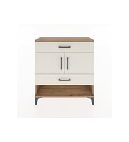 Arges Şifonyer 2 Raflı 2 Çekmeceli 2 Kapaklı 88x30x96 Çam-Aytaşı
