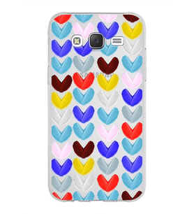 PrintiFy Samsung Galaxy J5 ile Uyumlu 1mm Slim Fit Water Color 1 Baskılı Şeffaf  Kılıf