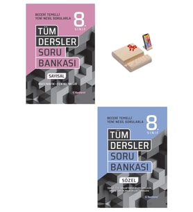 LGS 8. SINIF TÜM DERSLER SAYISAL - SÖZEL BECERİ TEMELLİ SORU BANKASI