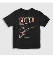 Presmono Unisex Çocuk Siyah Satch Gitarist Hediye Joe Satriani T-Shirt 551279tt