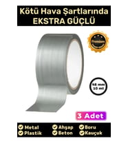 Özel Üretim Çok Amaçlı Su Geçirmez Sızdırmaz Güçlü Dayanıklı Izolasyon Gri Tamir Bandı 48 Mm 3x10 Mt