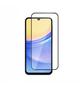 Samsung Galaxy A15 Ekran Koruyucu 5D Kırılmaya Dayanıklı Sert Kırılmaz Cam (Siyah)