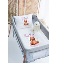 %100 Delux Pamuk Isme Özel 70x120 Park Yatak Nevresim Takımı