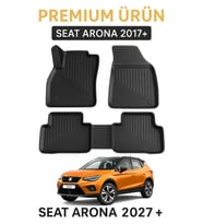 Seat Arona 2017+ 3D Havuzlu Oto Paspas Premium