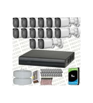 Provzen Dahua Full HD 14 Kameralı Güvenlik Kamerası + 1TB HDD