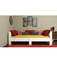 Oval Kenar MDF Sedir Karyola-Oyun Alanı