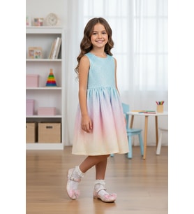 Elit HY-F-509-26Y Filet Kız Çocuk Babet Pembe