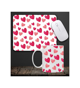 Kalpli Kupa & Kalpli Tasarım Mouse Pad 23x19cm Fare Altlığı Kaydırmaz Taban De581 Ofis Hediyesi