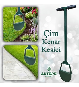 Çim Kenar Kesme Aleti Çiçek Yatağı Şekillendirme Kaldırım ve Yol Kenarı Çimen Kesme Park Bahçe Peyzaj Düzenleme