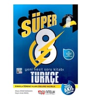 Nitelik Yayınları 8. Sınıf Süper Türkçe Yeni Nesil Soru Kitabı