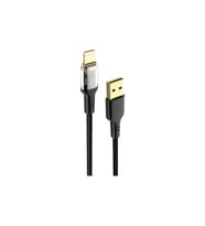 Lightning Şarj Kablosu 3.4A Hızlı Şarj USB iPhone Data ve Şarj Kablosu (Siyah)
