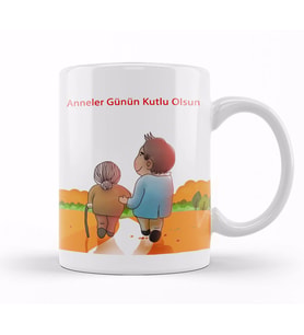 Anneler Günü Annelere Hediye 05 Kupa Bardak Porselen