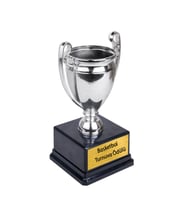 Altın - Gümüş Şampiyon Ödül Kupası - 23cm (Gold)