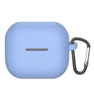 Microsonic Samsung Galaxy Buds 3 Pro Kılıf Askılı Mat Silikon Mavi (Mavi)
