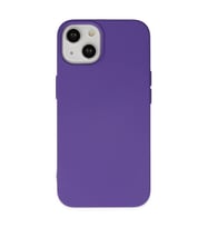 Apple İphone 14 Plus Kılıf Nano İçi Kadife Silikon - Mor